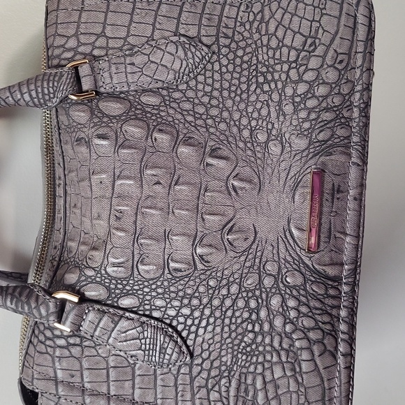 Brahmin Micaela Grey Tetra Satchel - Picture 13 of 16